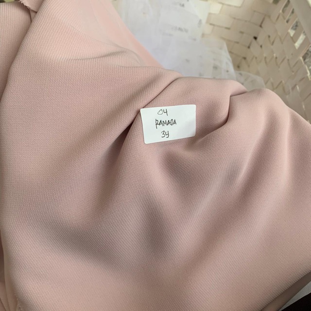 Kain Ramada Lexus Meteran Warna Blush Pink