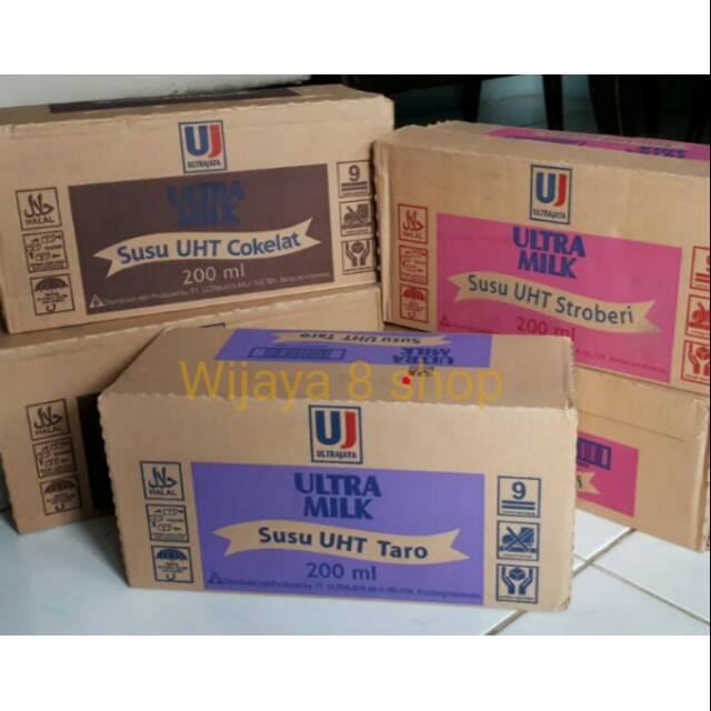 

Susu UHT Ultra Milk @200ml.