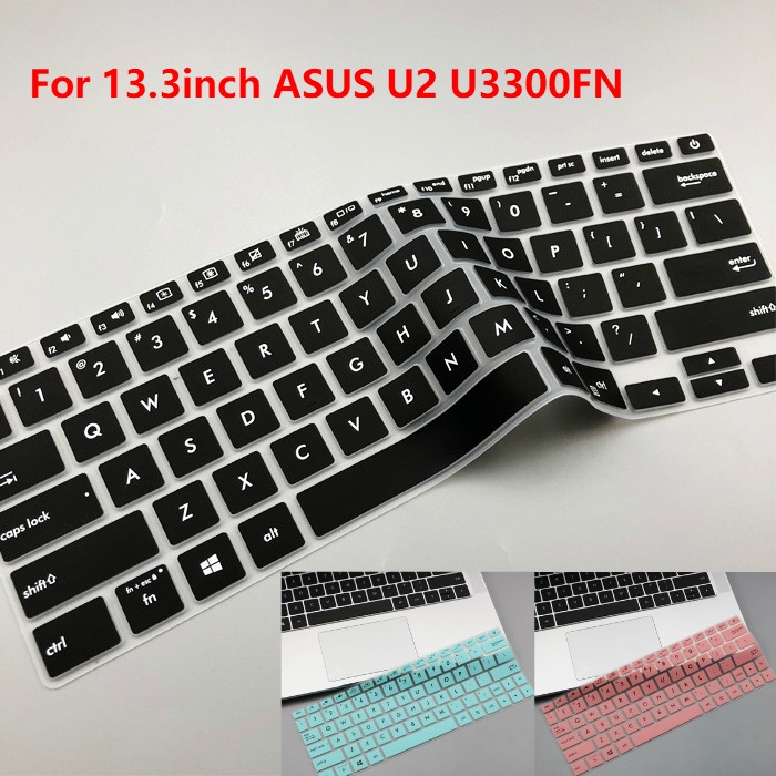 For 13.3inch ASUS U2 U3300FN Soft Ultra-thin Silicone Laptop Keyboard Cover Protector