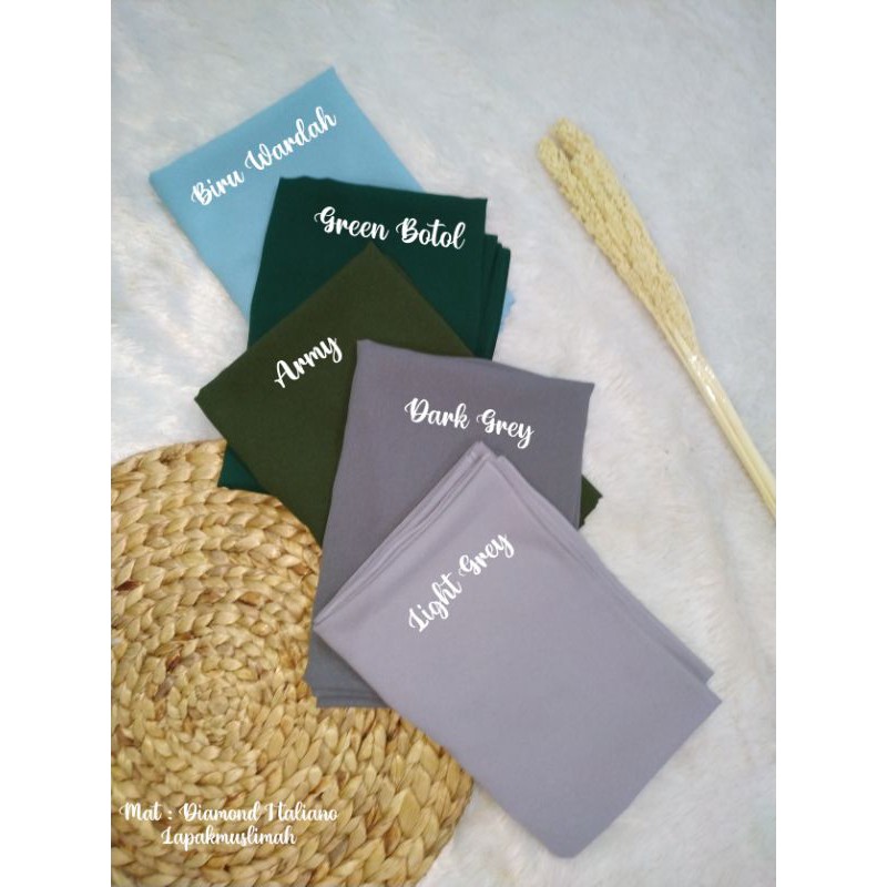 Pashmina diamond 250x75 diamond italiano creepe sabyan super jumbo jahit tepi rapi-2