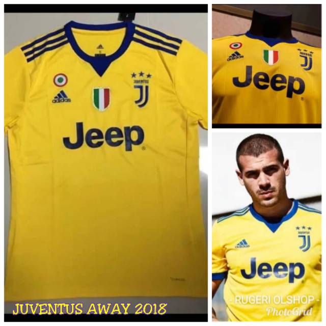 JERSEY JUVENTUS AWAY 2018 GRADE OFFICIAL