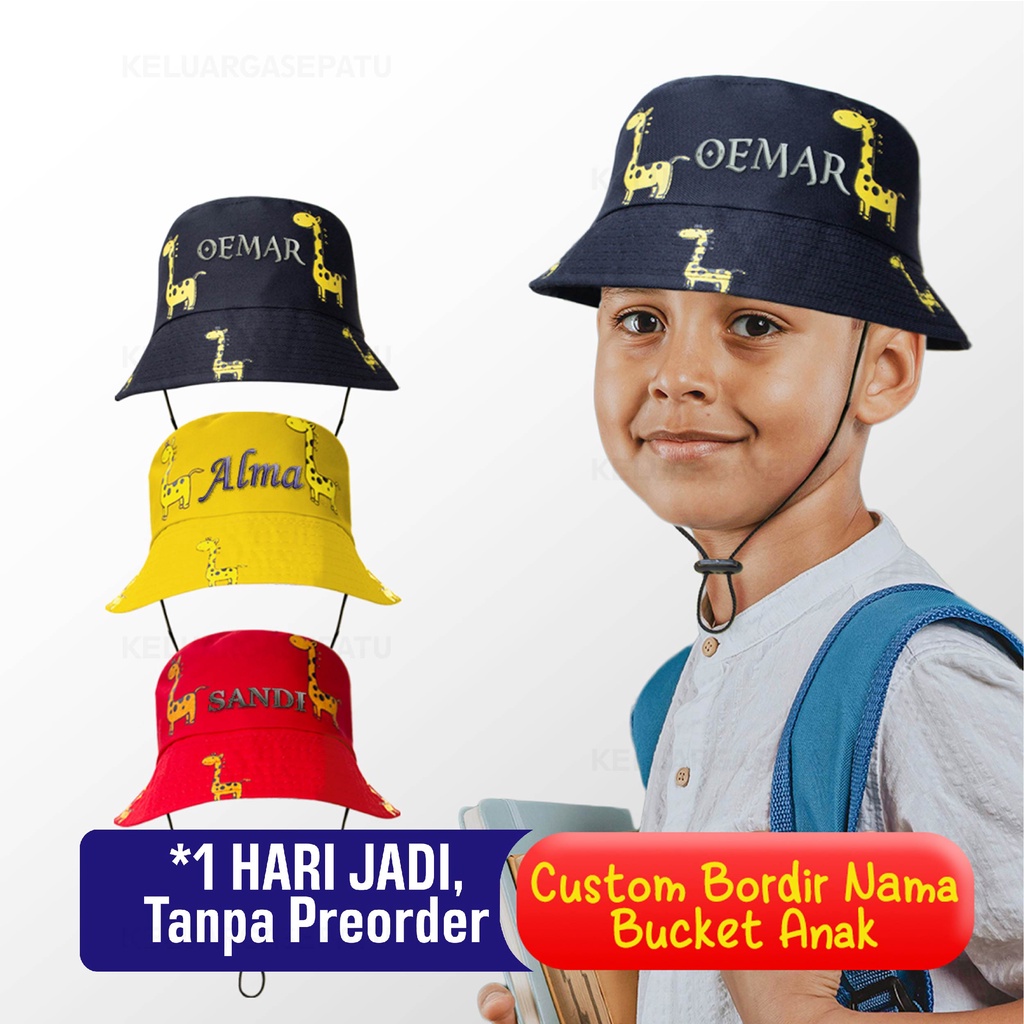 TOPI BUCKET NAMA ANAK TOPI BUCKET NAMA BAYI TOPI BUCKET ANAK JERAPAH BUCKET CUSTOM NAMA TOPI BUCKET ANAK TALI TOPI BUCKET BAYI MOTIF JERAPAH TOPI BUCKET ANAK LUCU TOPI BUCKET  ANAK CEWE TOPI BUCKET ANAK COWO BORDIR NAMA