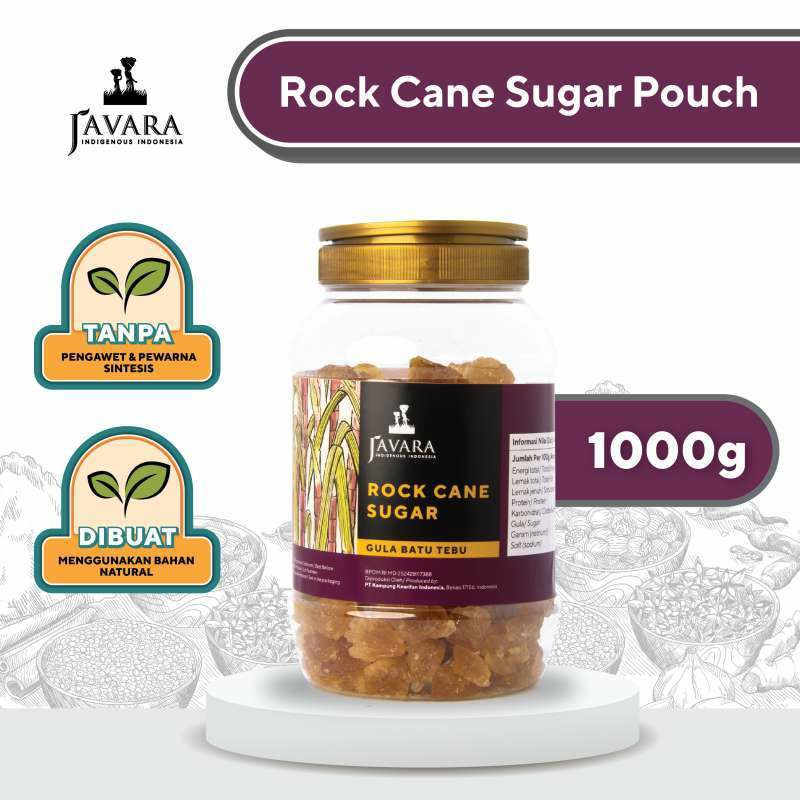 

Javara Rock Cane Sugar / Gula batu tebu