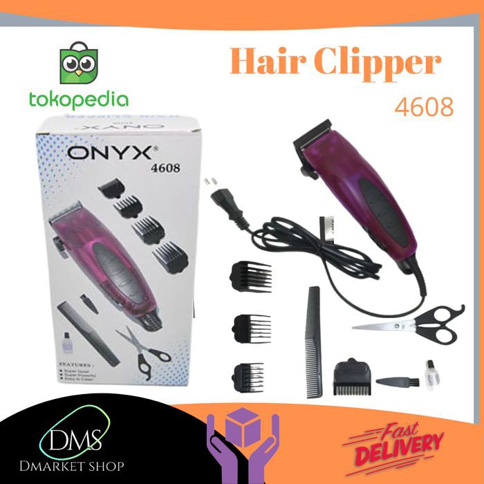 Promo Alat Potong Rambut CukurPangkas Rambut Elektrik Onyx 4607