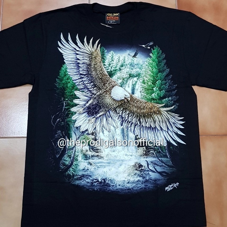 Kaos Rock Chang Import Size L Elang 2 HD Glow in The Dark