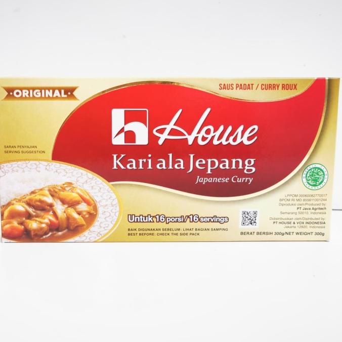 

House Kari Ala Jepang 300 Gram untuk 16porsi Bumbu curry jepang Halal