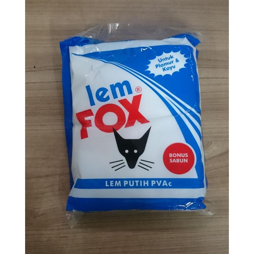 

Lem Fox Putih Pvac Sachet Kemasan Plastik Biru 600 Gram Kal-El99 Buru Order