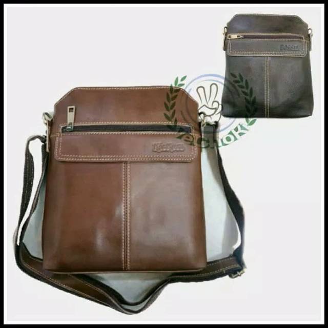 Tas Selempang Pria Kulit Sapi Asli - Kickers BIJ441