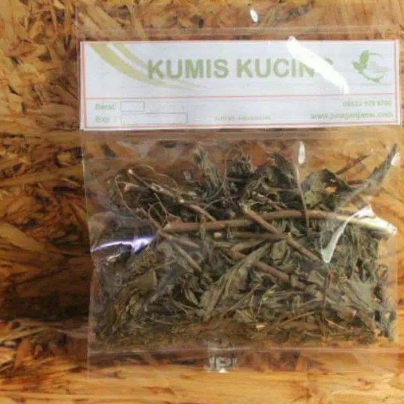 

Kumis Kucing daun kering utuh herbal remujung 500 gram