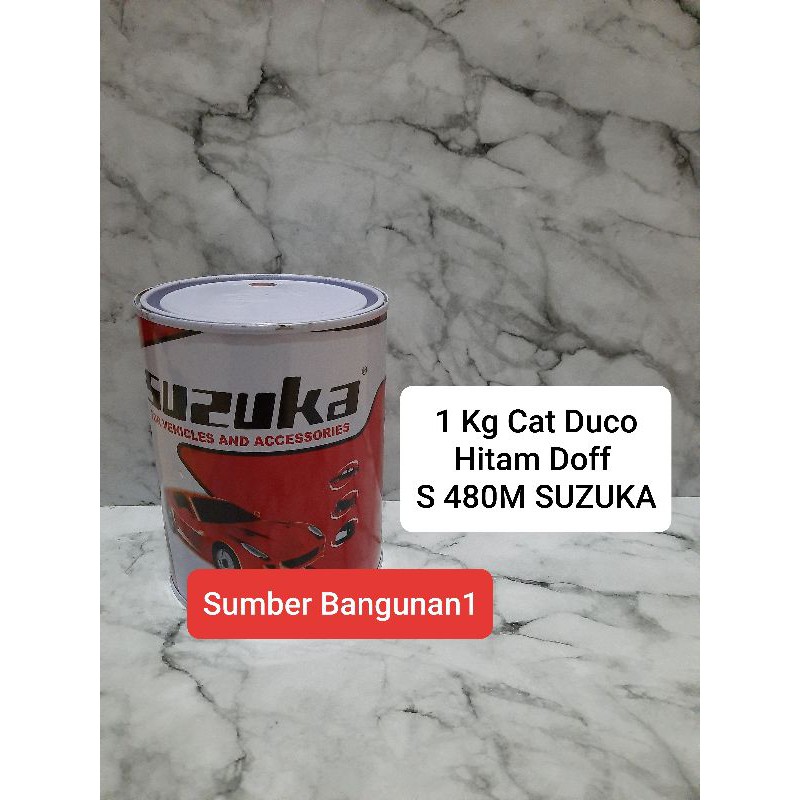 Cat Duco Hitam Doff 1 kg SUZUKA cat besi otomotif matt black