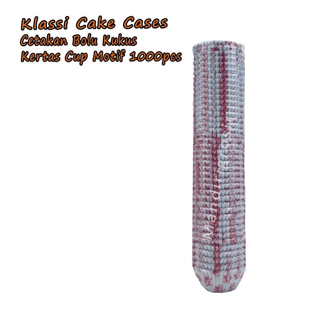 Cetakan Bolu Kukus *Klassi Cake Cases * Kertas Cup Motif * 1000pcs