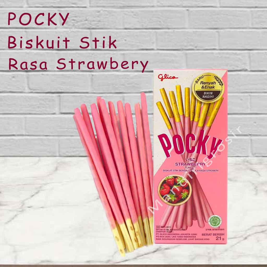 BISKUIT STIK *POCKY STRAWBERRY * RASA STRAWBERRY * 21g