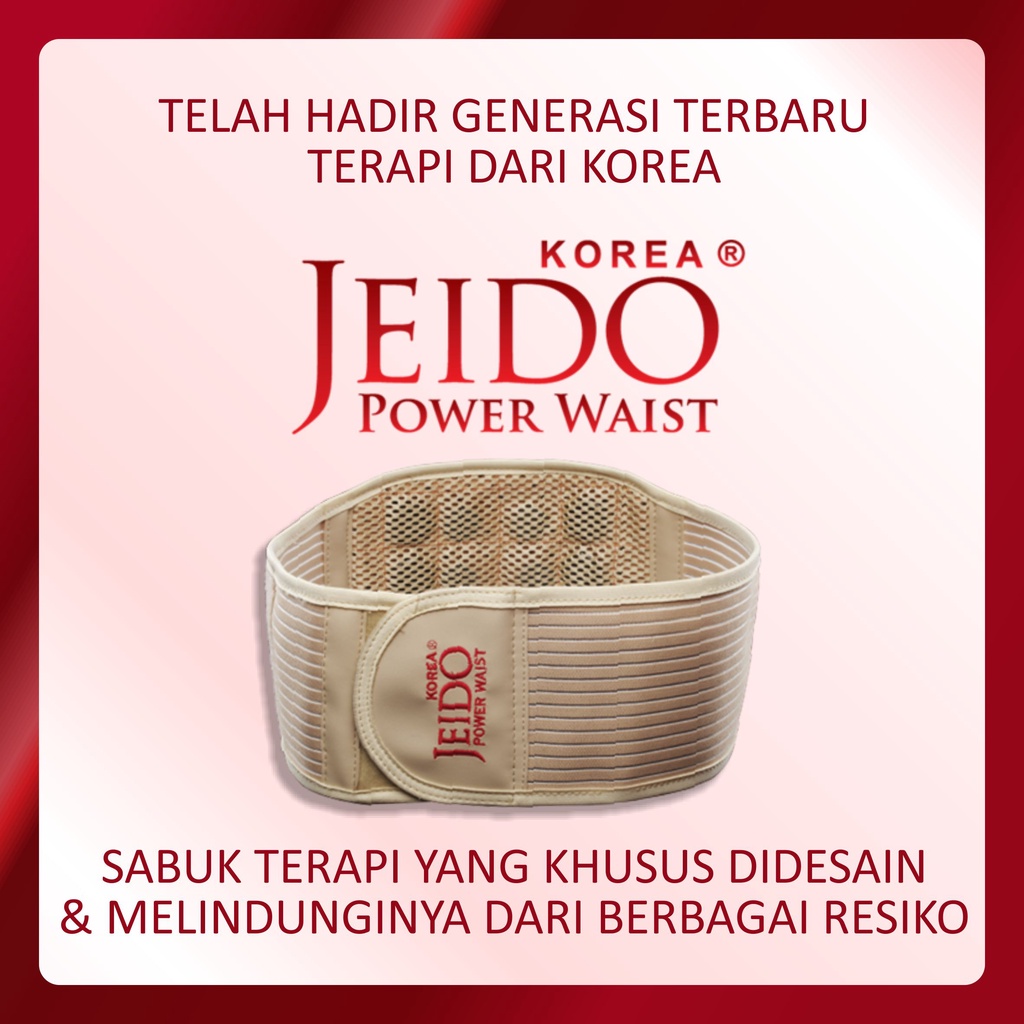 [READY STOCK]Jeido Power Waist ( Sabuk Terapi Pinggang ) Sabuk Terapi Pinggang dijamin ASLI 100% SIZE L XL DAN XXL