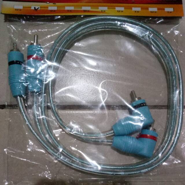 kabel rca 1 meter rca audio mobil 1 meter kabel audio mobil 1 meter