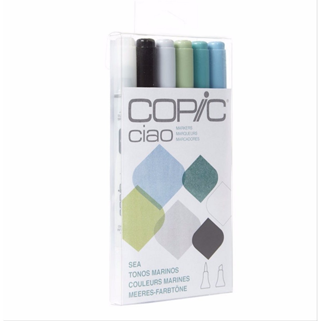 

Copic Ciao Sea 6 SE Dual Tip set isi 6