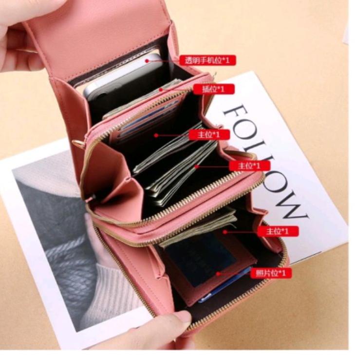 BIG SALE Tas Hp wanita tas selempang forever young bahan miniso buruan