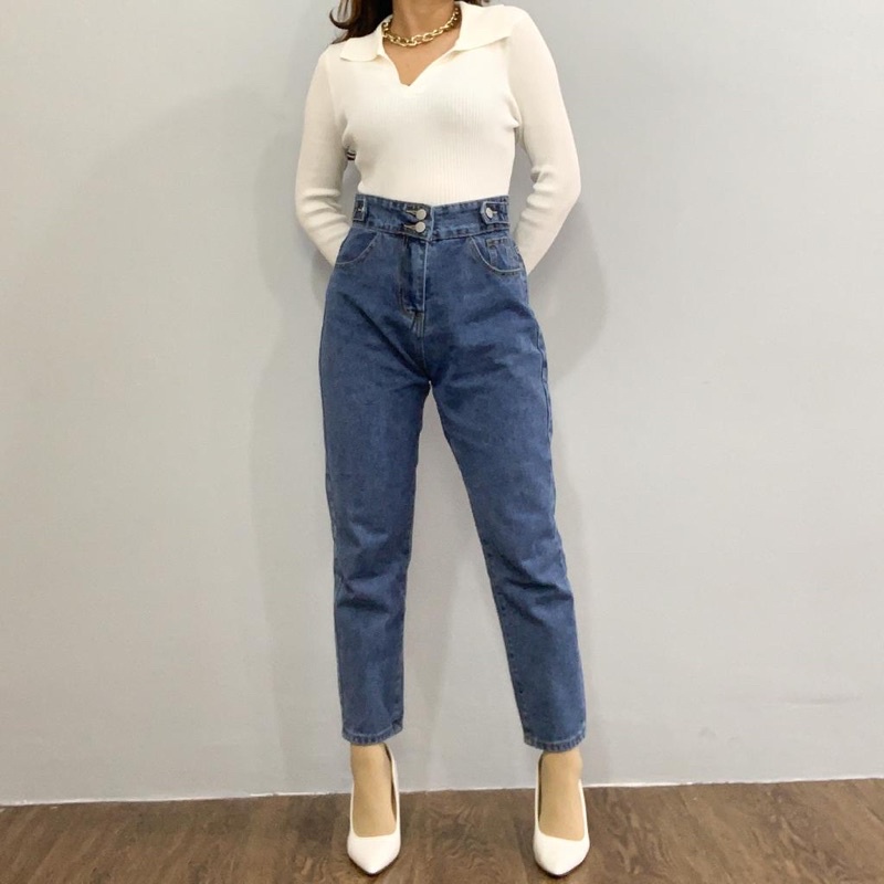 [LUXE.DLABEL] - E12 Jeans | Celana panjang Highwaist wanita Jeans import premium Jeans wanita polos ripped jeans High waist jeans wanita bkk Skinny Jeans High waist Baggy jeans Wideleg Jeans Kulot jeans Boyfriend jeans Wanita Kargo Jeans