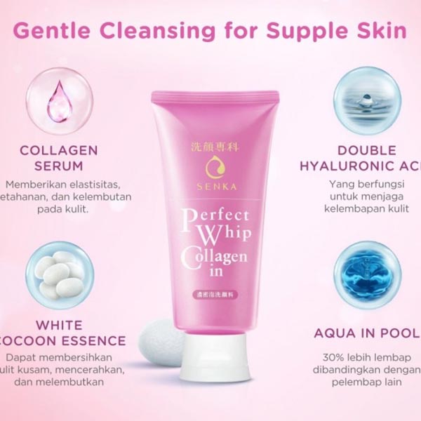 SENKA Perfect Whip Collagen in 50gr_Cerianti
