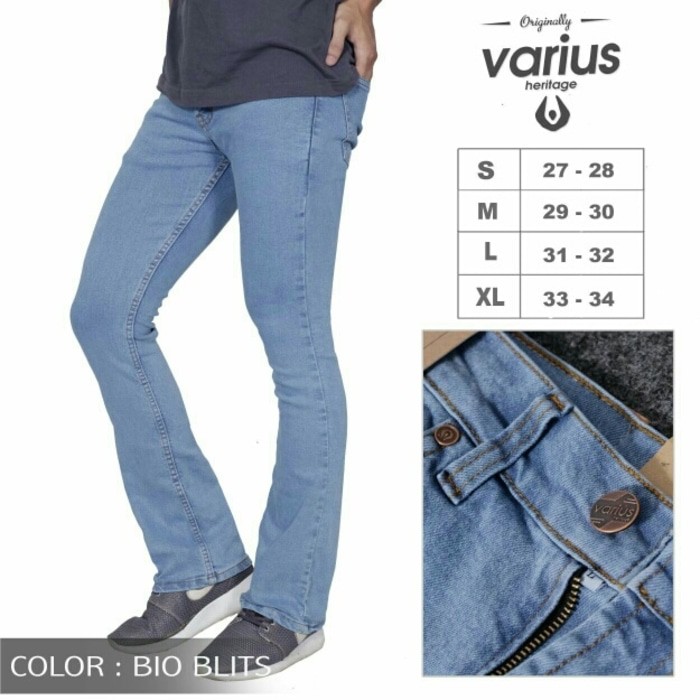 Sz S-XL Celana Pria GANTLEMEN BOY Normal Size ARM Man Sobek Biker Wisker Distro Softjeans Melar A1X3