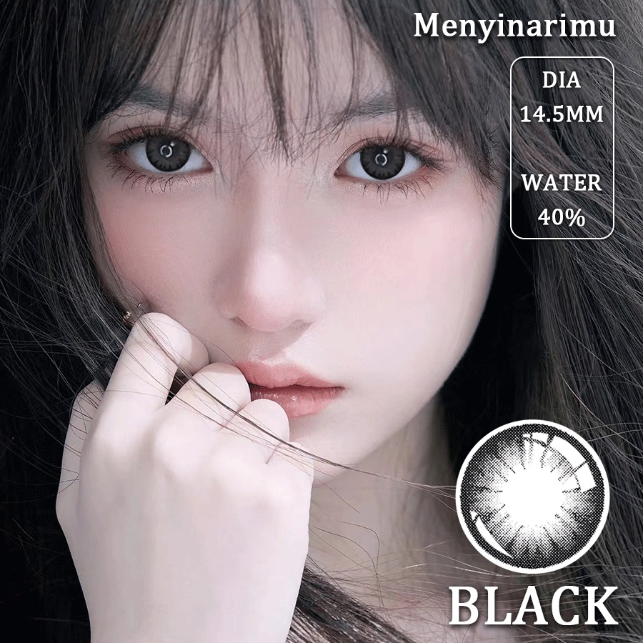 (COD)Menyinarimu Softlens Minus(-1~-6) Black Brown Softlens Lensa Mata Penuh Gaya Dan Cantik Softlens Brown Warna Lensa Kontak Soflen14.5 Mm 2022 New Dubai Import Premium Big Eye Exoticon Softlen