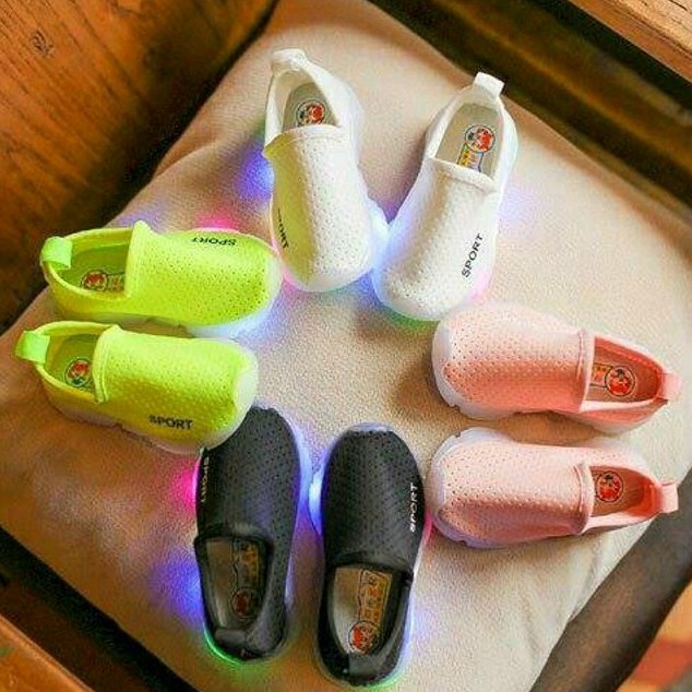 SEPATU KETS LED| HANAKO SHOES