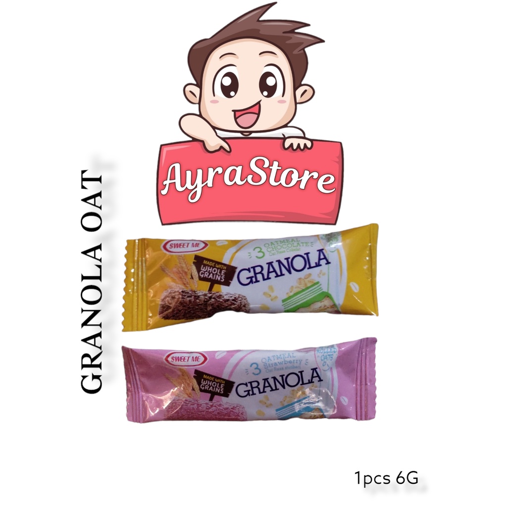 

GRANOLA 3 OAT MEAL STRAWBERRY COKLAT @6G