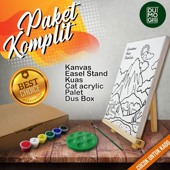 

Kanvas Lukis Mewarnai Kanvas Sketsa Anak vsi 2 PAKET KOMPLIT All in 1
