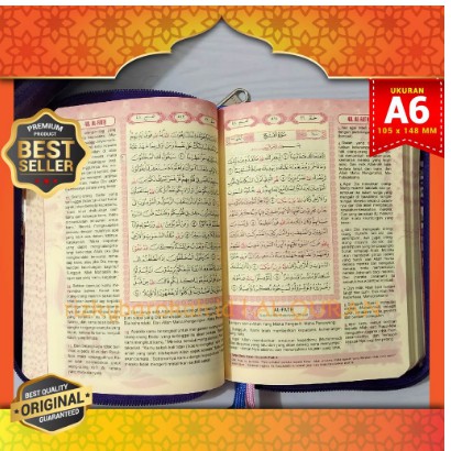 Terbaru !!! (Bisa Cod) Al Quran Wanita Ummul Mukminin A6 - AlQuran Terjemah - Al Quran Kecil RESLETING