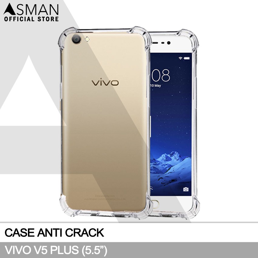 Anti Crack VIVO V5 Plus (5.5&quot;) | Soft Case Anti Bentur - Bening