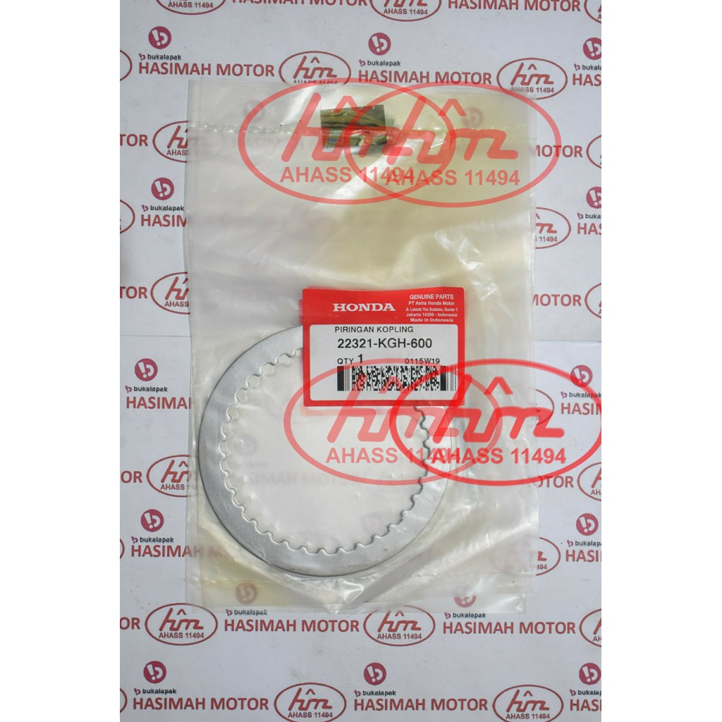 PLAT KAMPAS KOPLING (PLATE CLUTCH) HONDA CS1 & CBR 150R - KODE PART: 22321KGH600