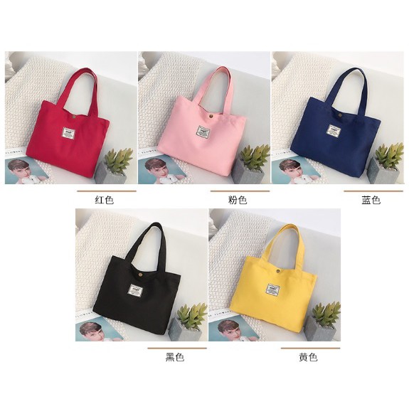 TOTE BAG | TAS TOTE KANVAS BESAR IMPORT BATAM