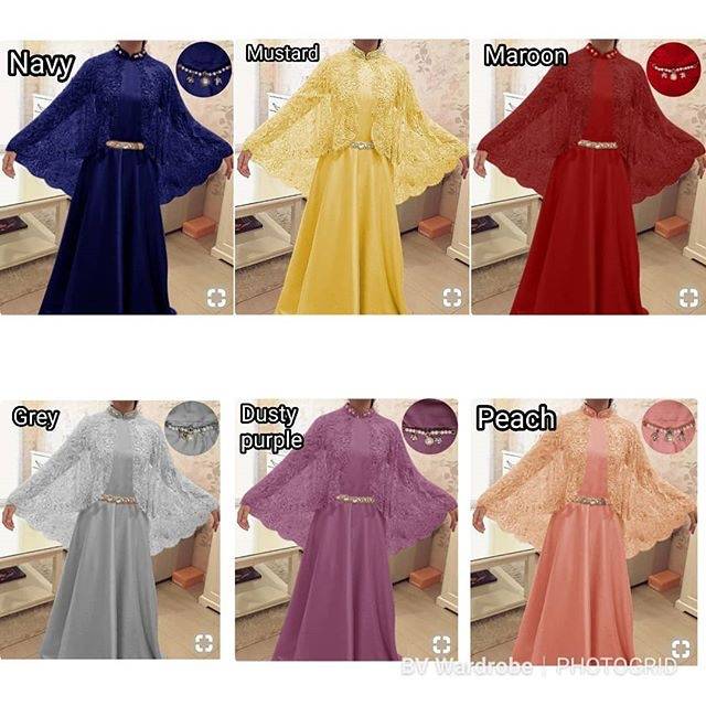 Long dress maxi maxy anggi asmara pesta dress gamis lebaran balotelli baloteli brukat