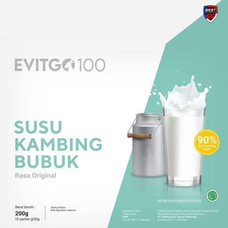 

SUSU KAMBING EVITGO - ORIGINAL - GOATMILK - SEDUHREMVAH