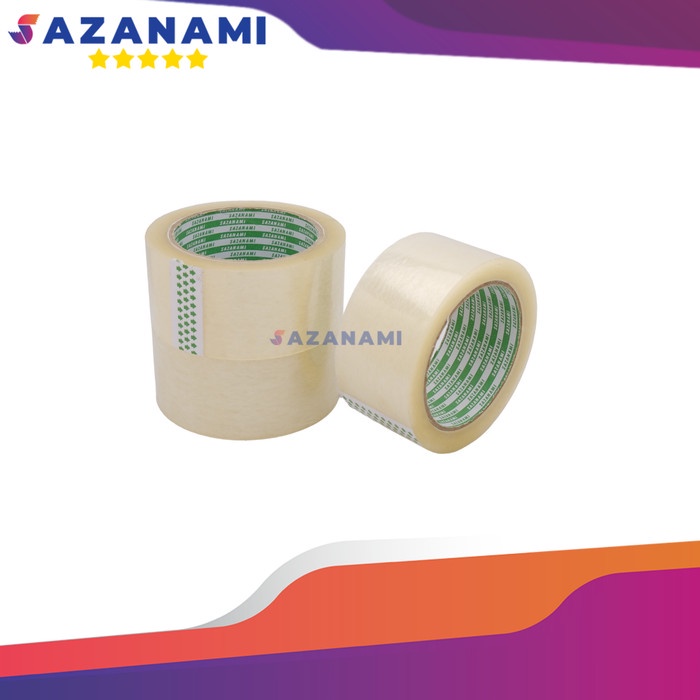 

Nikmati 3 Roll - Sazanami Nx Lakban Bening 2" Inch X 100Y 48Mm Isolasi Terbatas