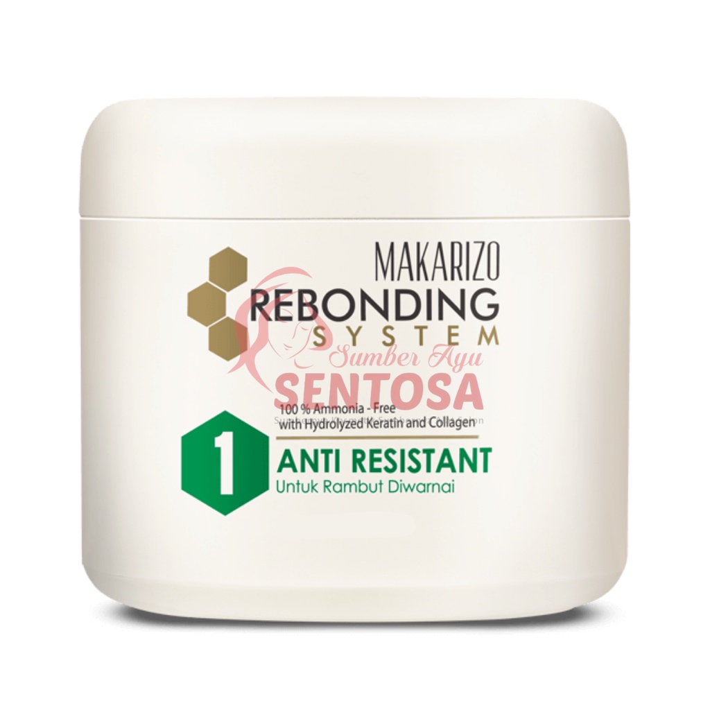 MAKARIZO REBONDING SYSTEM STRAIGHTENING CREAM POT 500 GR