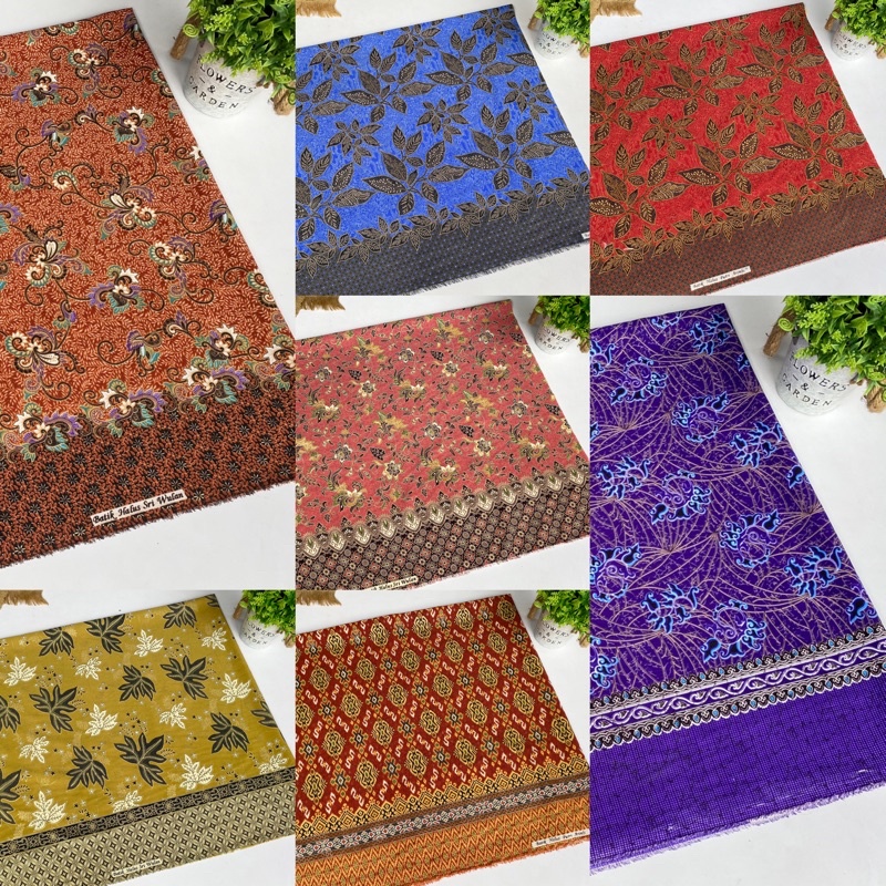 Kain Batik Meteran Bahan Wolfis Premium Kode B