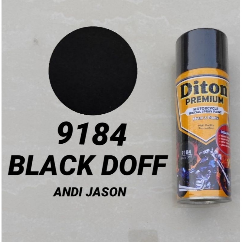 DITON PREMIUM CAT SEMPROT TAHAN BENSIN 400CC 9184 BLACK DOFF