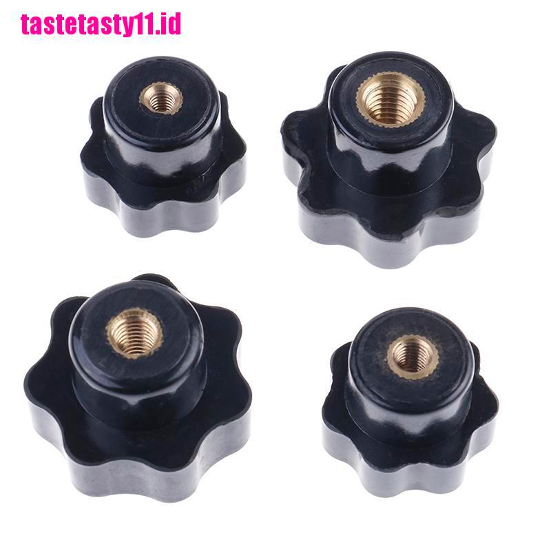 【TTID】Plastic M4/M5/M6/M8 female thread seven star shaped head clamping nuts kn