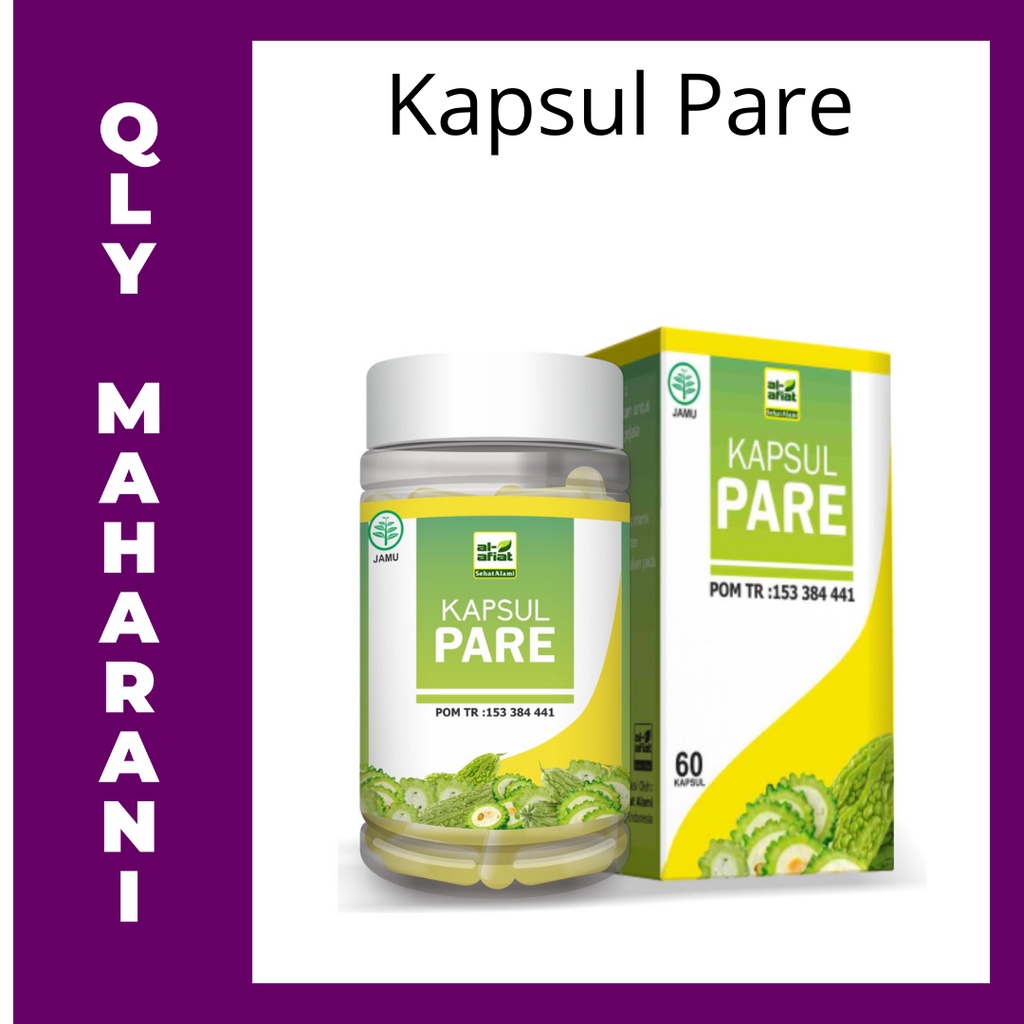 

Kapsul Pare Al-Afiat isi 60 Kapsul