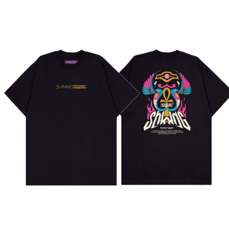 KAOS DISTRO PRIA WANITA SHINING BRIGHT / PAKAIAN TSHIRT ORIGINAL
