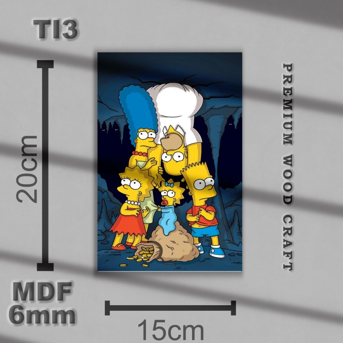 Poster The Simpsons WallDecor - Hiasan Dinding Kartun - Pajangan Rumah