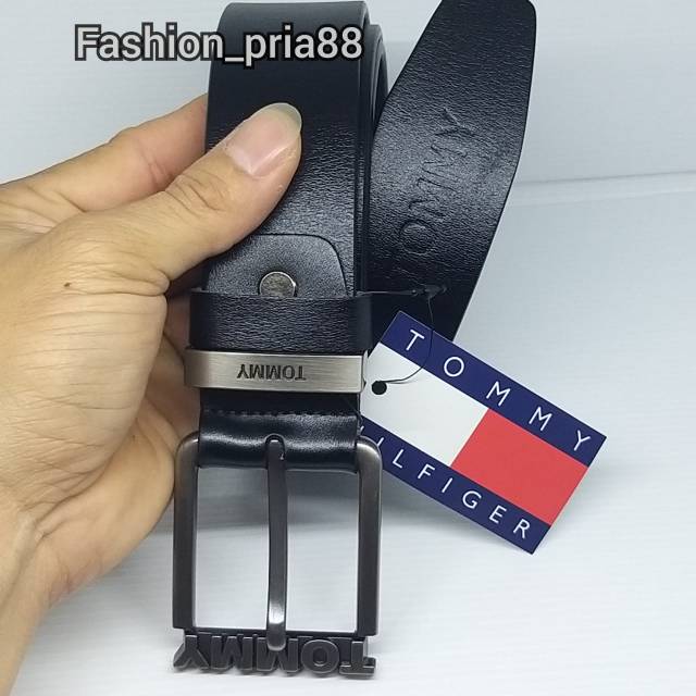 IKAT PINGANG KULIT ASLI IMPORT PRIA MODEL TUSUK