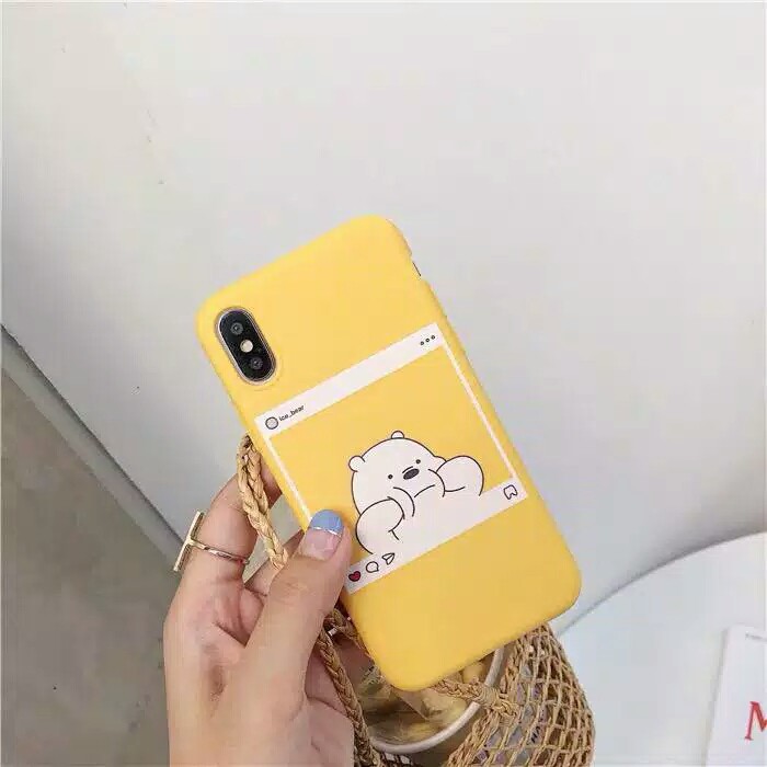 [S21] Soft Case Tpu Bears For Oppo Vivo Samsung Xiaomi Realme Iphone