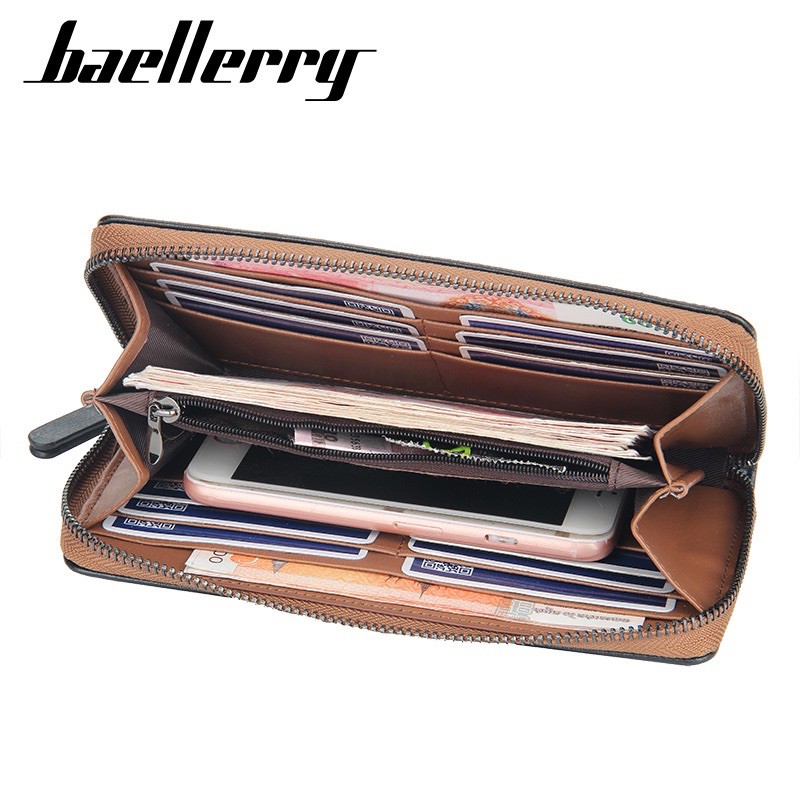 Dompet Panjang Pria Wanita Dompet Kulit Baellerry S1525