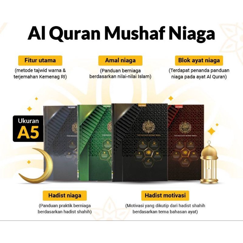 

Cordoba x - alquran mushaf niaga A5 A5 biru