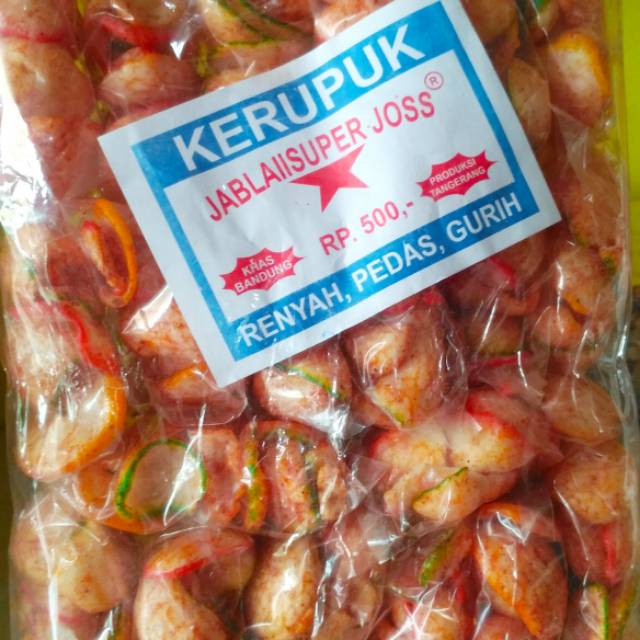 

Kerupuk jablai super joss