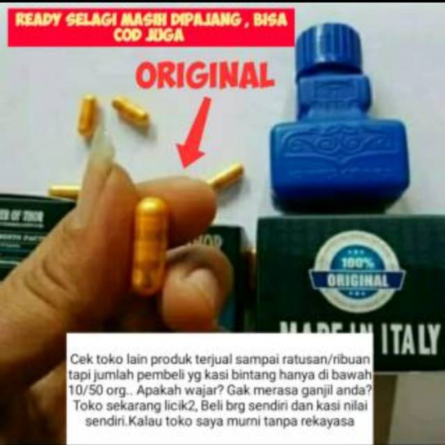 The Best Obat Hammer Of Thor Forex Asli Original Italy Hasil Permanen Shopee Indonesia