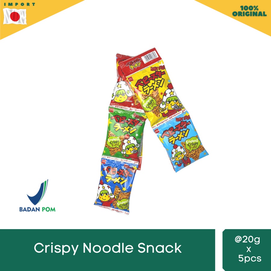 

Oyatsu Baby Star Crispy Noodle Snack Original 5 Ren