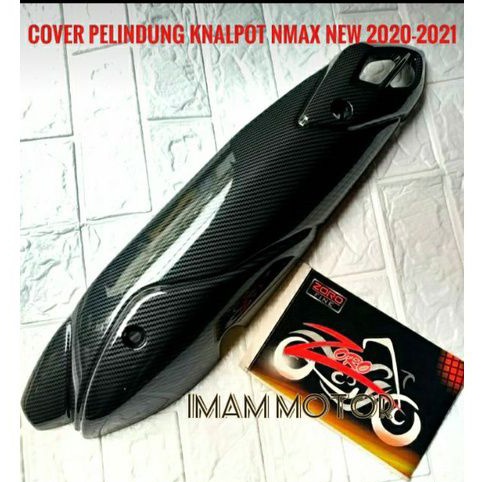 Cover knalpot Nmax new 2020-2021 karbon