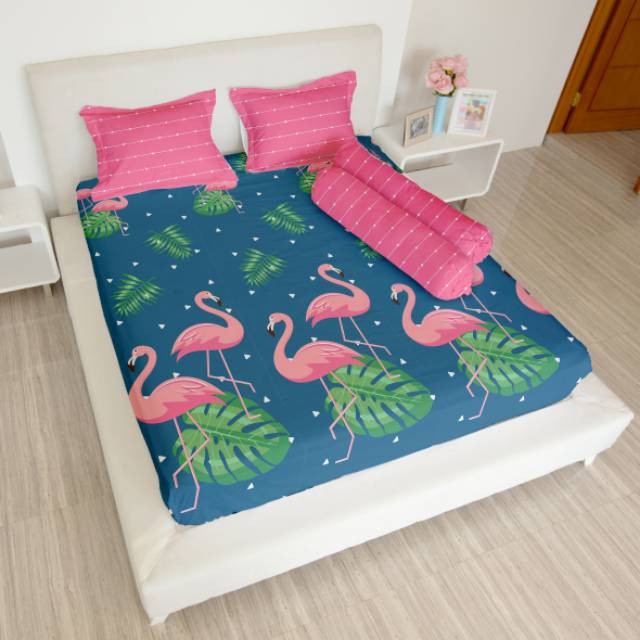 Sprei Lady Rose Flamingo 160x200